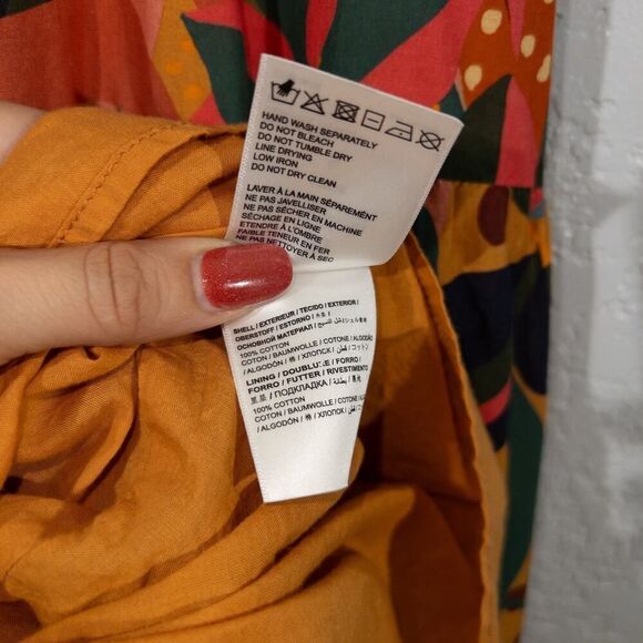 Farm‎ Rio x Anthropologie Orange Crochet Maxi Dress Size Small - Picture 12 of 13